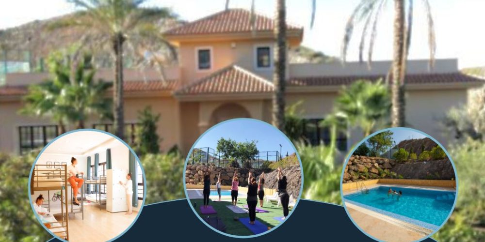 Post de Instagram Hotel Moderno Azul  - 1